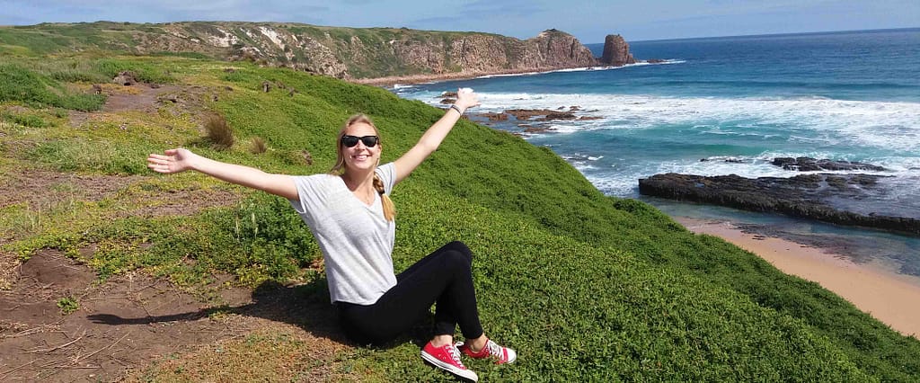 Celia, estudiante de inglés en Melbourne