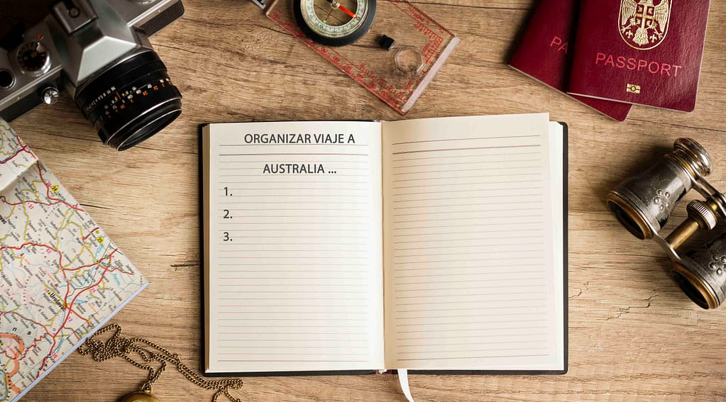 Preparativos para viajar a Australia