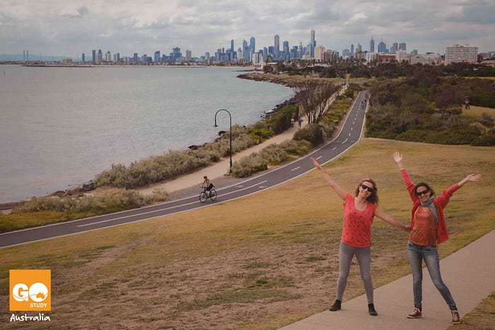 Española estudiando inglés en Melbourne