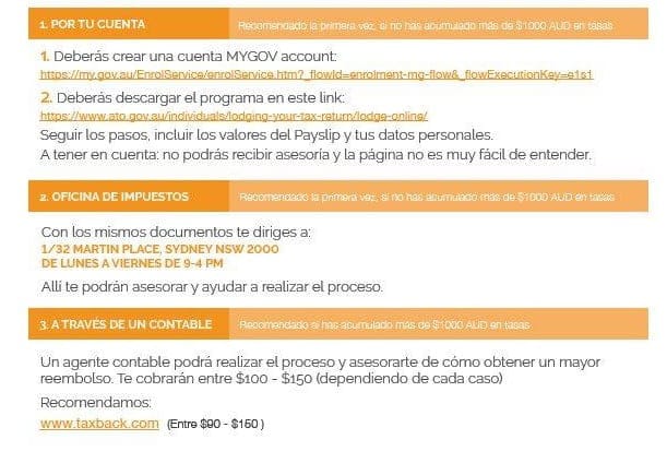 tax back 2016 australia