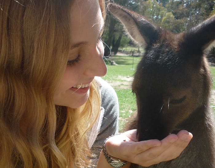 Celia, estudiante de inglés en Melbourne