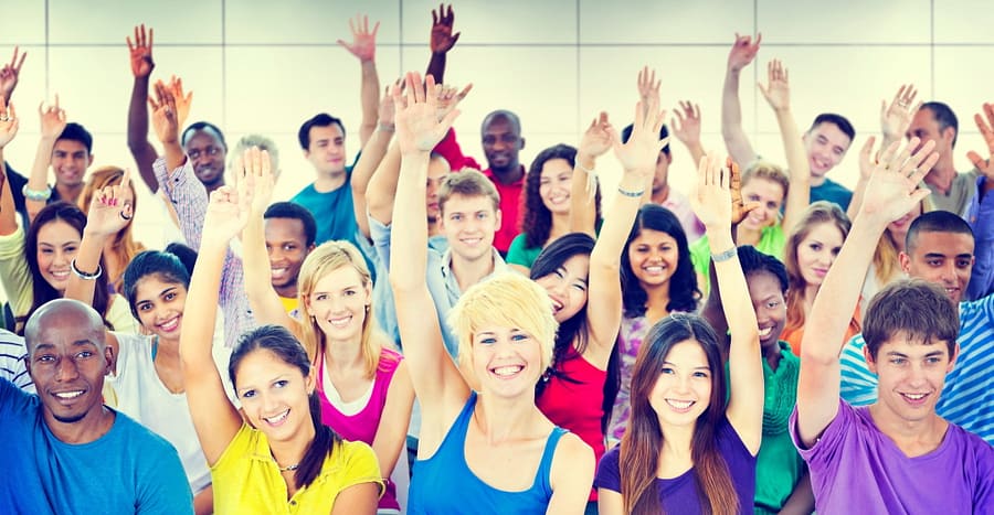 Group People Crowd Cooperation Suggestion Casual Multicolored Concept