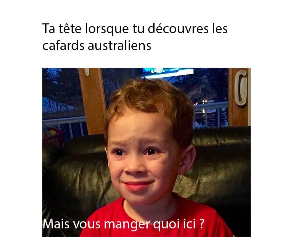meme les français en australie