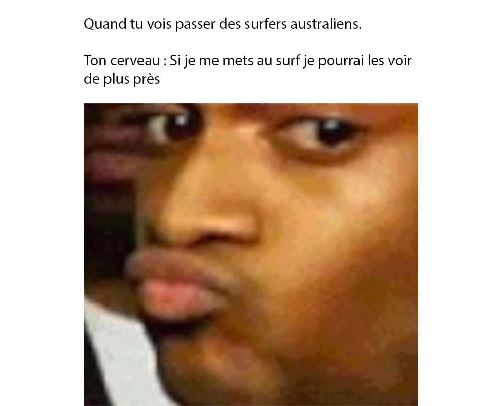 meme les français en australie