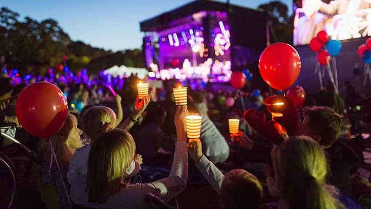 chansons de noel dans le parc