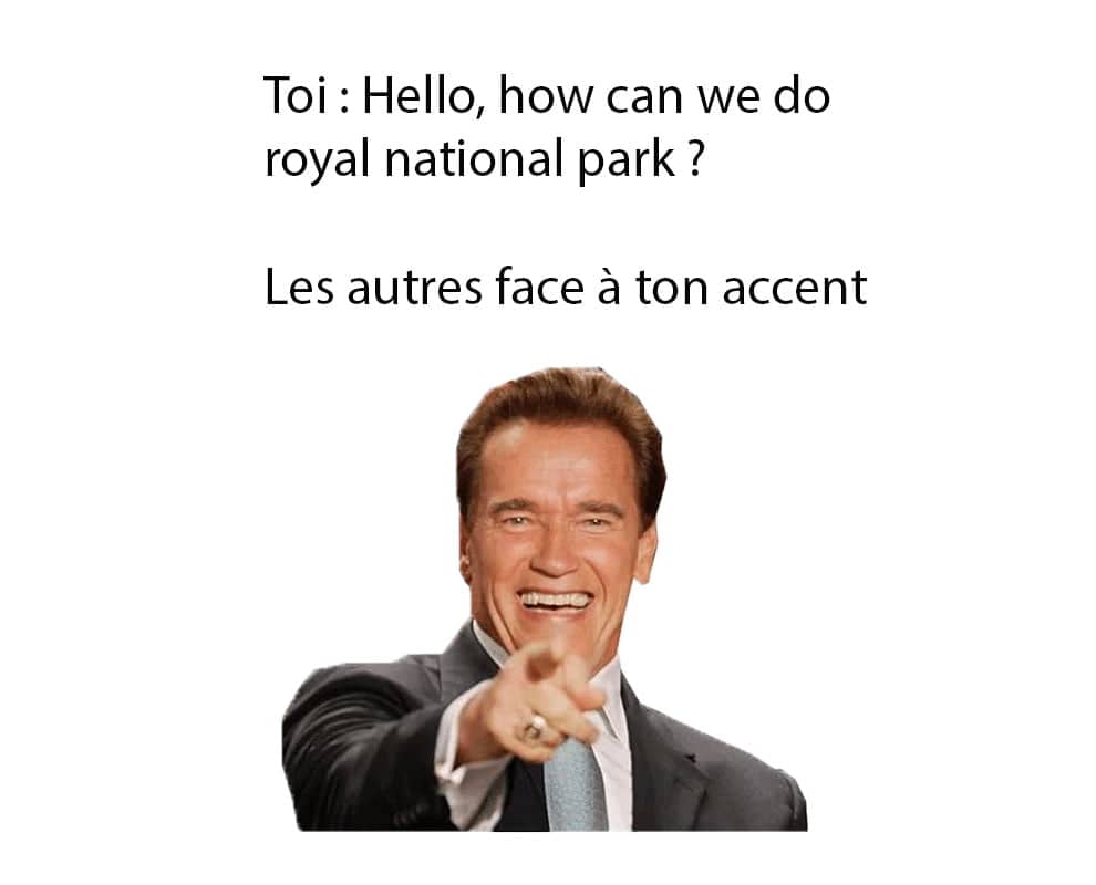 meme les français en australie